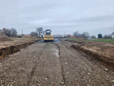 Couche de fondation voirie